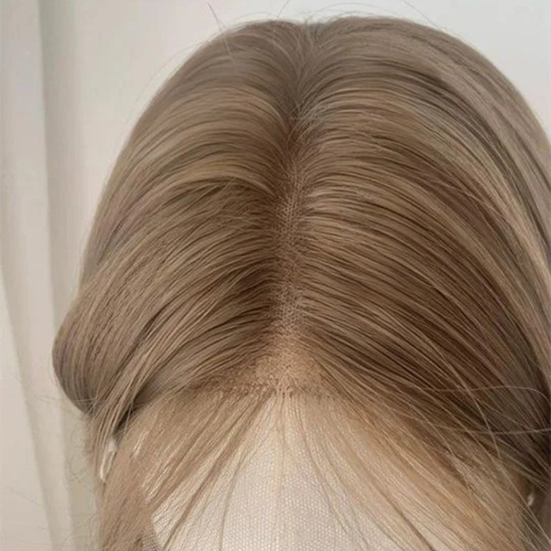 lemailwig-lace-wigs-kurze-per-cke-30cm-gray-brown-lace-front image 4