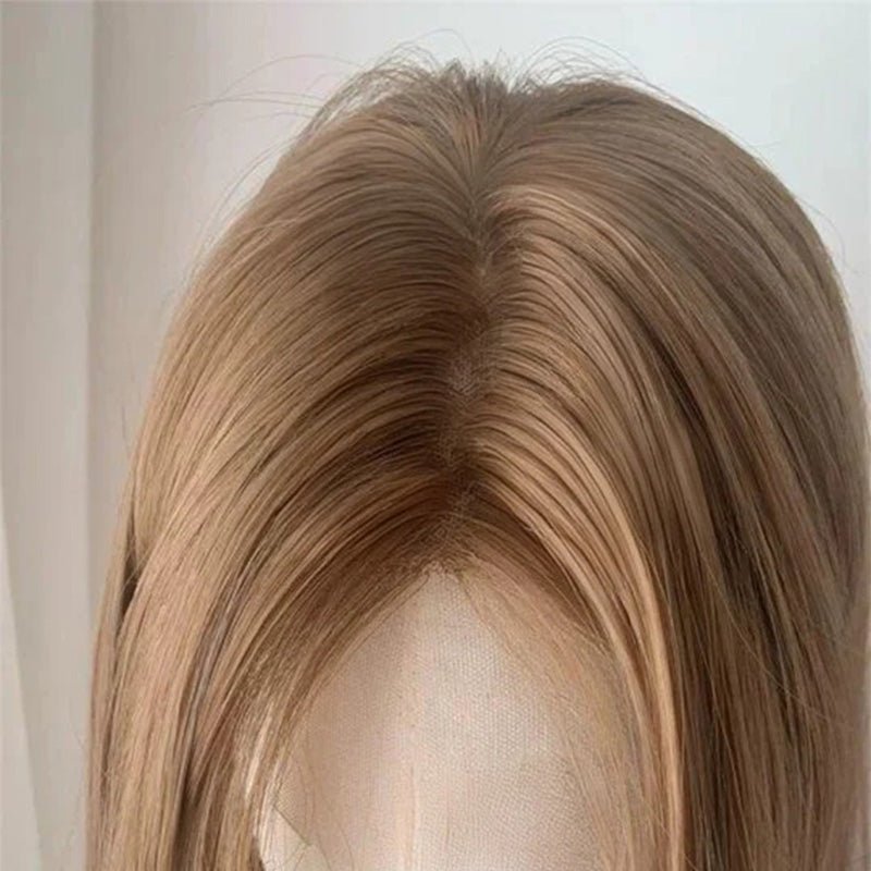 lemailwig-lace-wigs-per-cke-glatt-gold-brown-55cm image 3