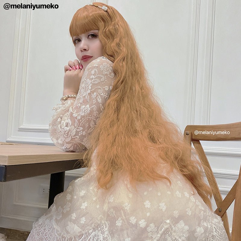 lemailwig-lolita-wigs-wool-curls-per-cke-tiefbraun-80cm image 7