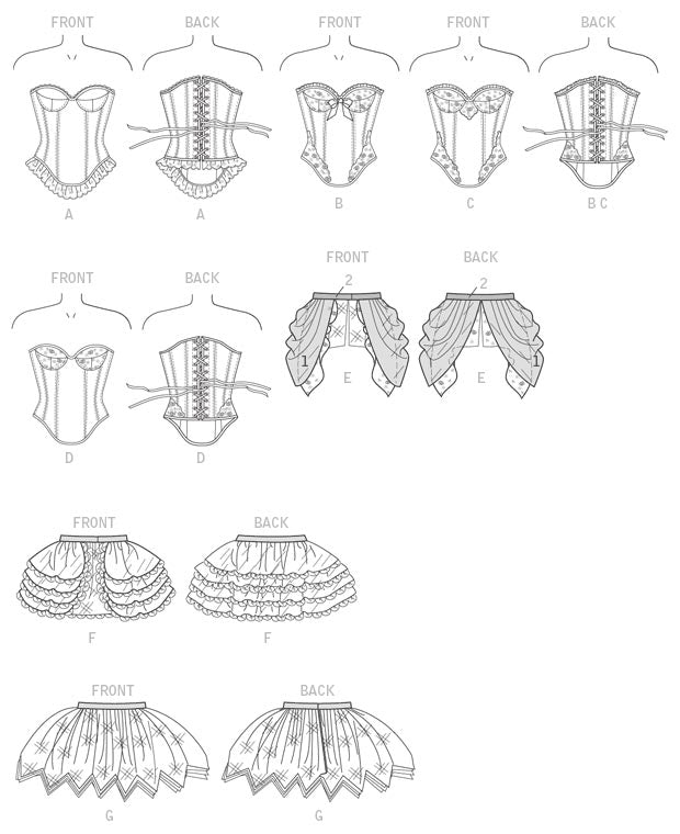 coscraft-b6338-corsage-schnittmuster-a5-mit-schn-rung image 8