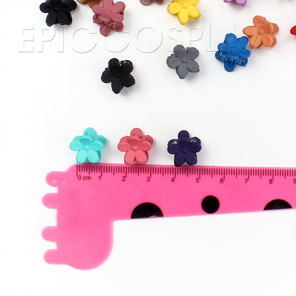 mini-blumen-haarspange-clips-set-25-st-ck-bunt image 3