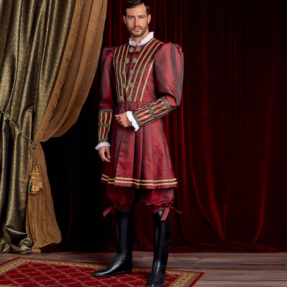 coscraft-9095-schnittmuster-tudor-herrenkost-m-doublet-hose-gr-aa image 2