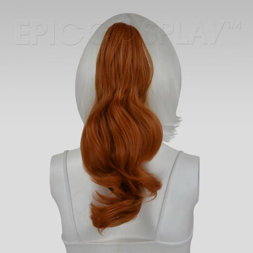 epiccosplaywigs-ponytail-clipon-haarteil-cocoa-brown-20-zoll-lockig image 1