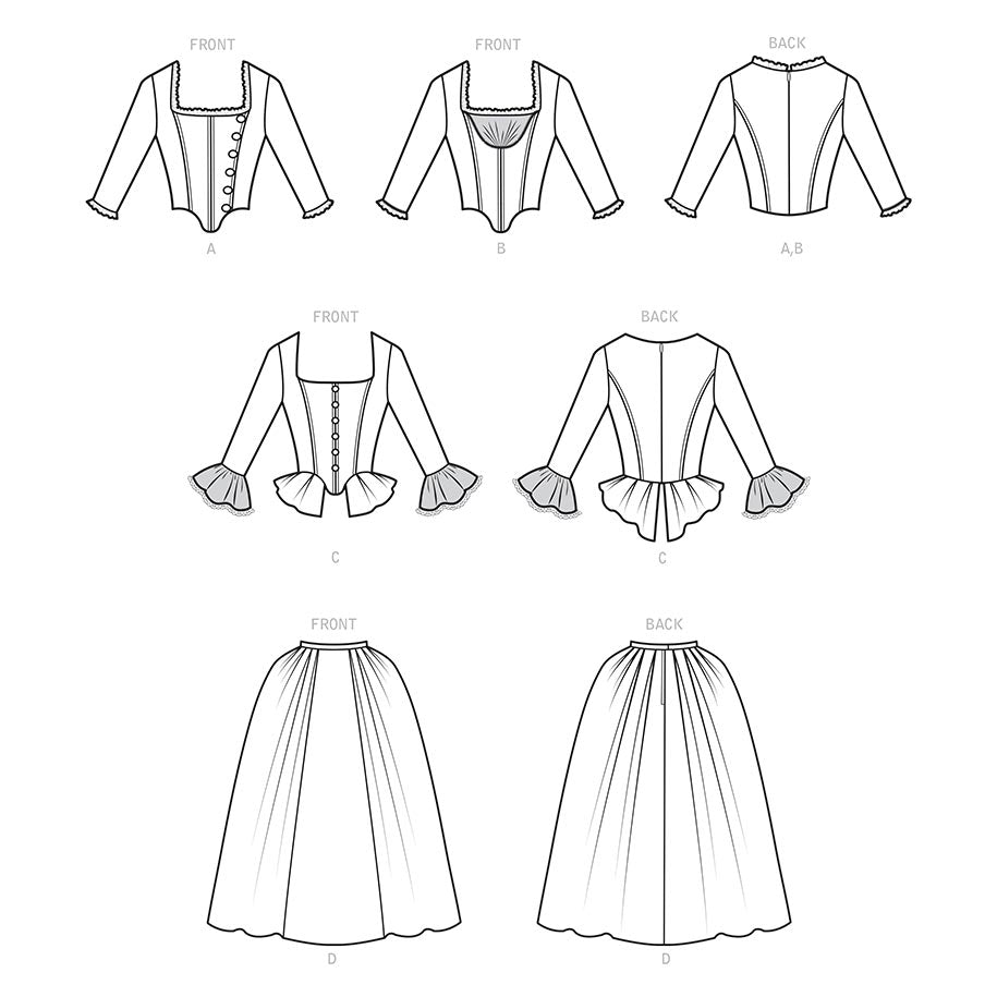 coscraft-sewing-patterns-9251-misses-costumes-schnittmuster-h5 image 8