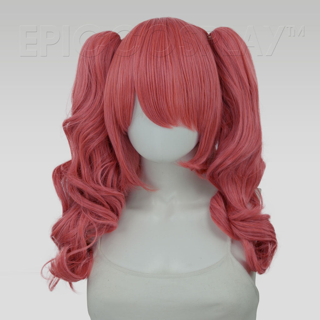epiccosplaywigs-rhea-persimmon-pink-per-cke-zopf-set-mit-pony image 1