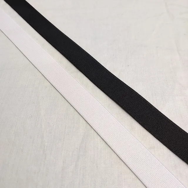 coscraft-polyester-gummiband-25mm-schwarz-0-5m-breit image 1