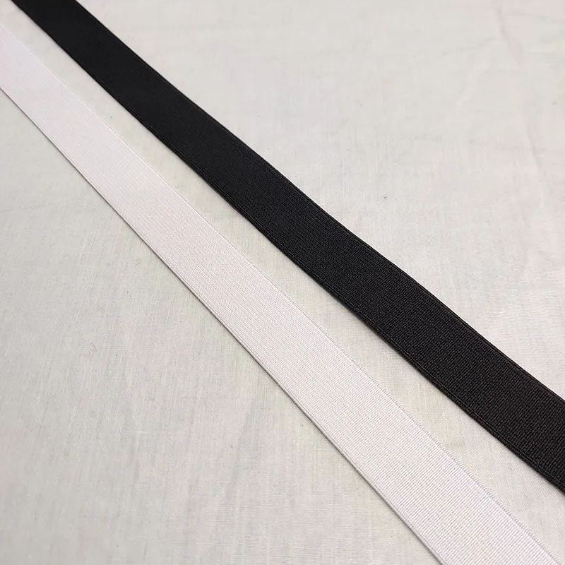 coscraft-polyester-gummiband-25mm-schwarz-0-5m-breit image 1