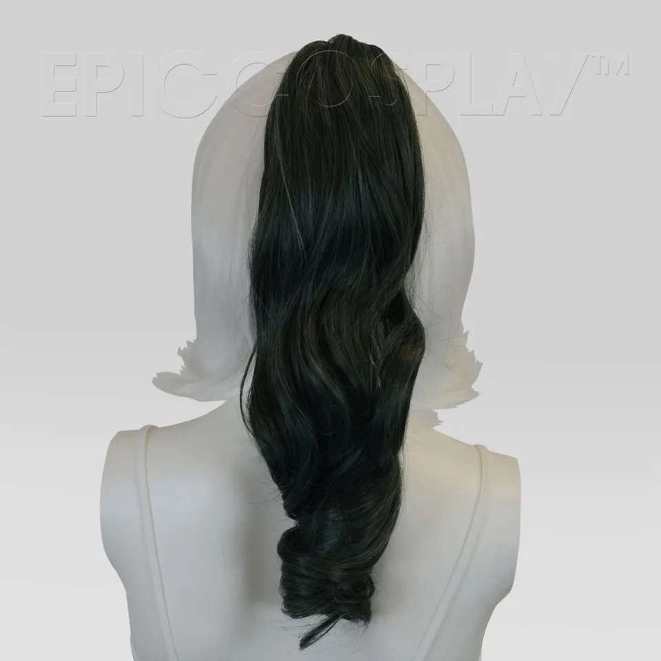 epiccosplaywigs-ponytail-clipons-20-forest-green-mix-pferdeschwanz-lockig image 1