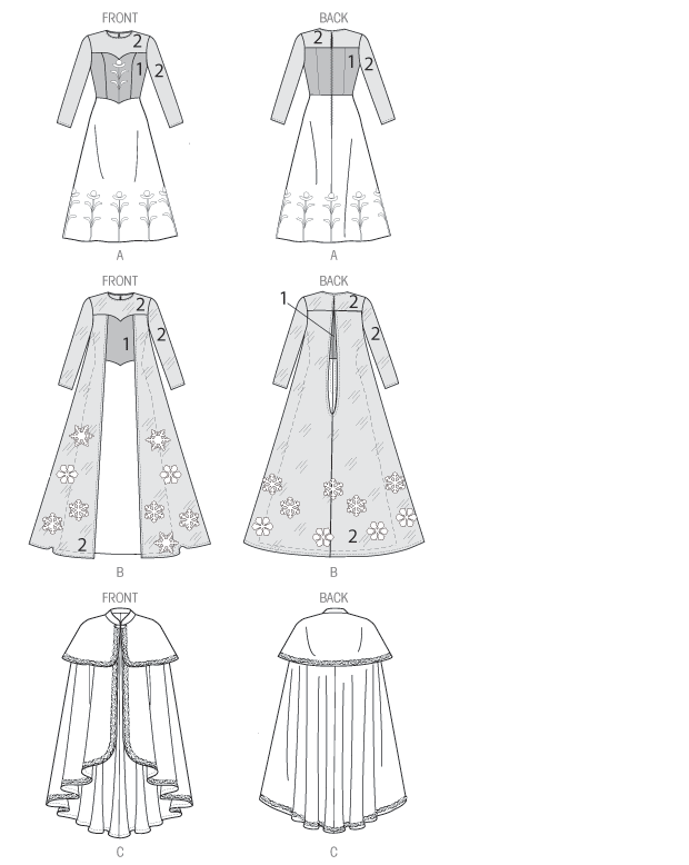 coscraft-m7000-kleid-cape-schnittmuster-s-xl image 5