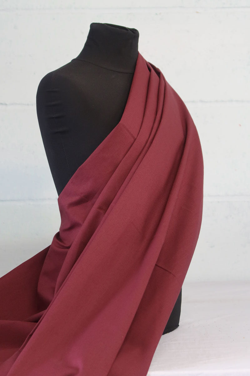 coscraft-klona-cotton-baumwollstoff-burgundy-0-5-m image 2