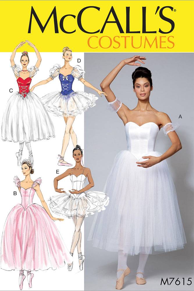 coscraft-m7615-ballett-schnittmuster-tutu-mieder-a5 image 1