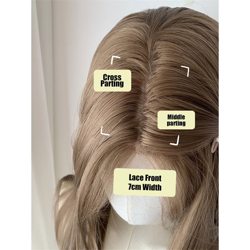 lemailwig-lace-wigs-front-lace-per-cke-braun-glatt-60-cm image 3