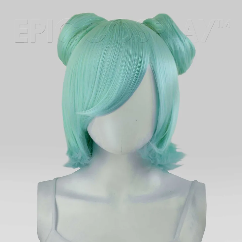 epiccosplaywigs-bun-set-per-cke-mintgr-n-mit-2-dutts-hitzebest-ndig image 1