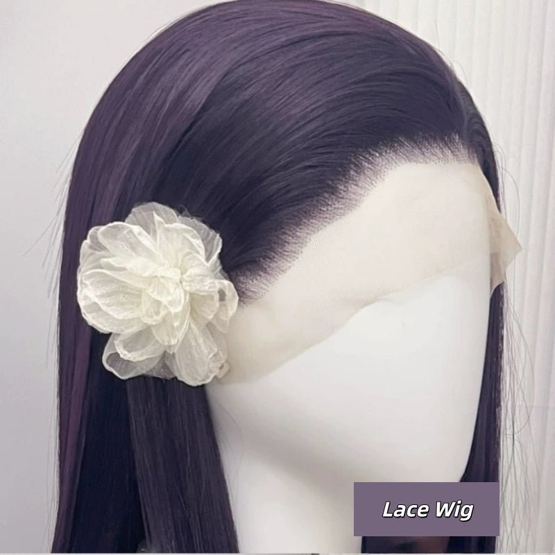 lemailwig-lace-wigs-lang-glatt-per-cke-lila-01-80cm image 5