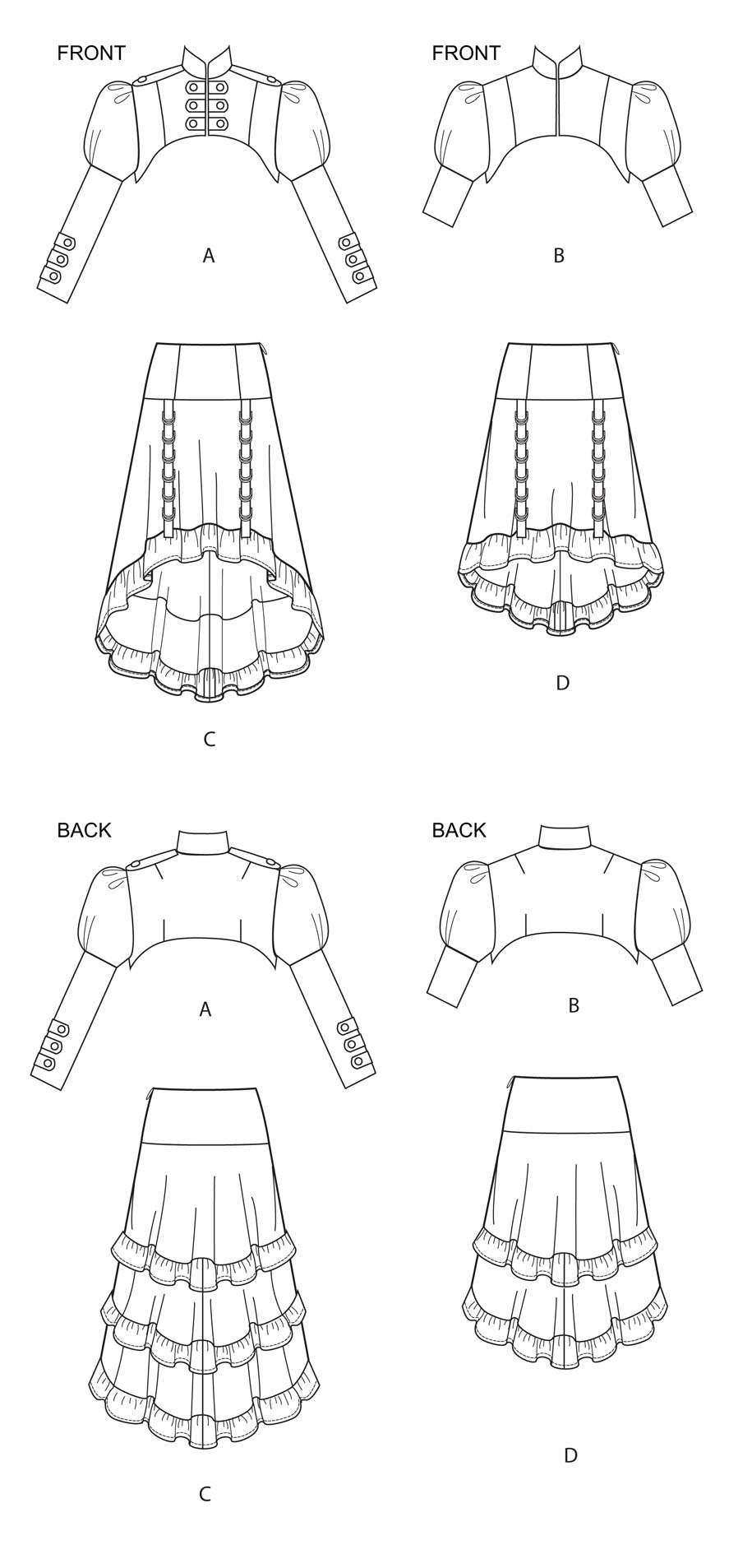coscraft-sewing-patterns-9007-steampunk-kost-m-schnittmuster-h5 image 8