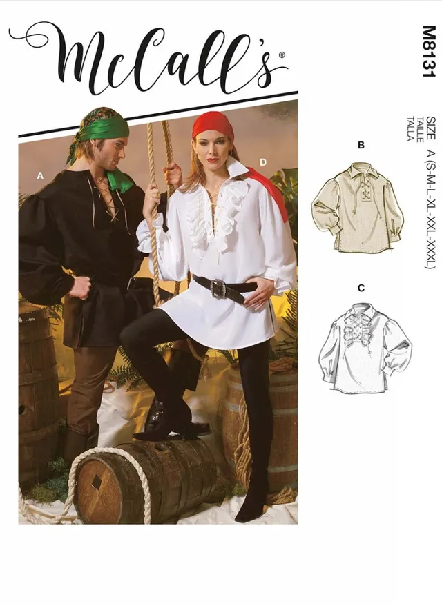 coscraft-m8131-unisex-schn-rhemd-schnittmuster-einheitsgr-e image 1