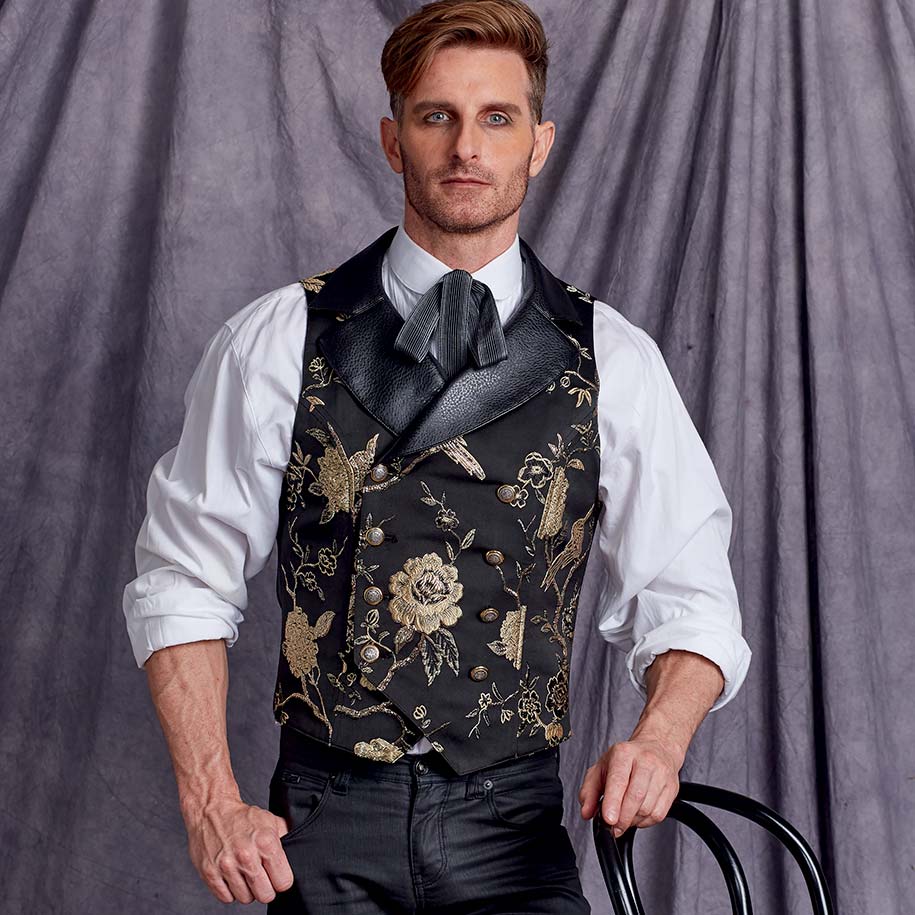 coscraft-9087-men-s-steampunk-corset-schnittmuster-weste-aa-38-44 image 4