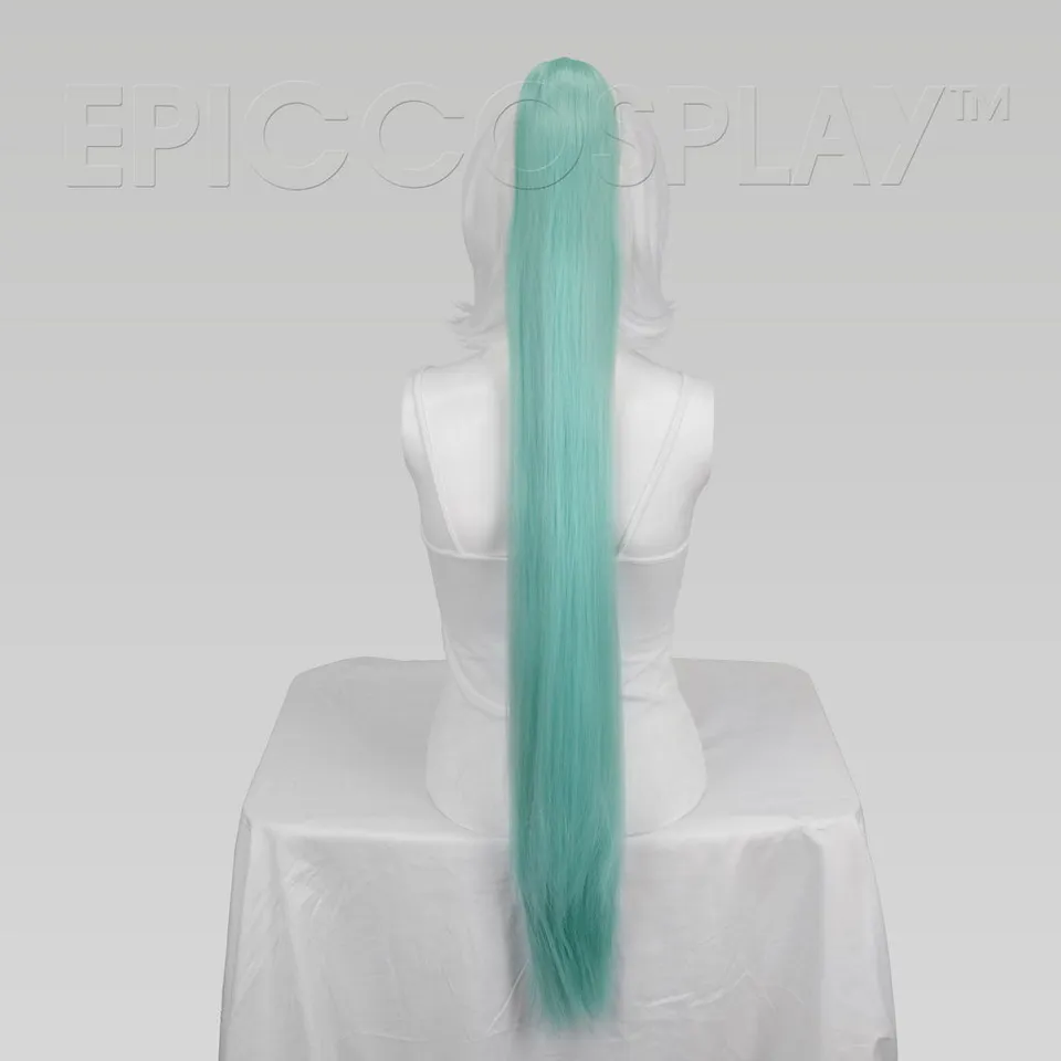 epiccosplaywigs-ponytail-clipons-35-mint-green-pferdeschwanz-clip-glatt image 1