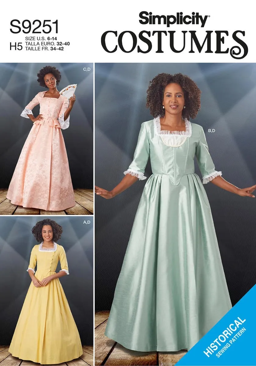 coscraft-sewing-patterns-9251-misses-costumes-schnittmuster-h5 image 1