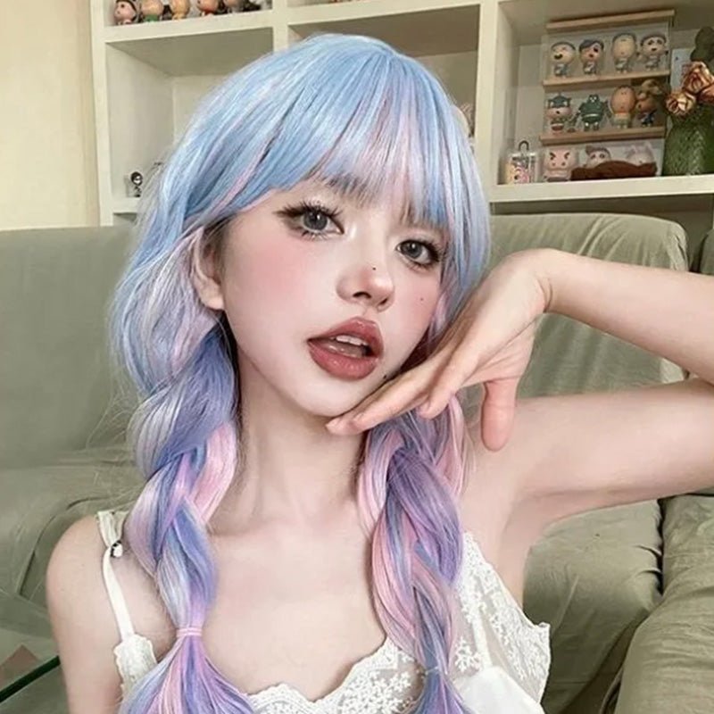 lemailwig-lolita-wigs-multicolor-mix-per-cke-68cm-bunt-sommer image 2
