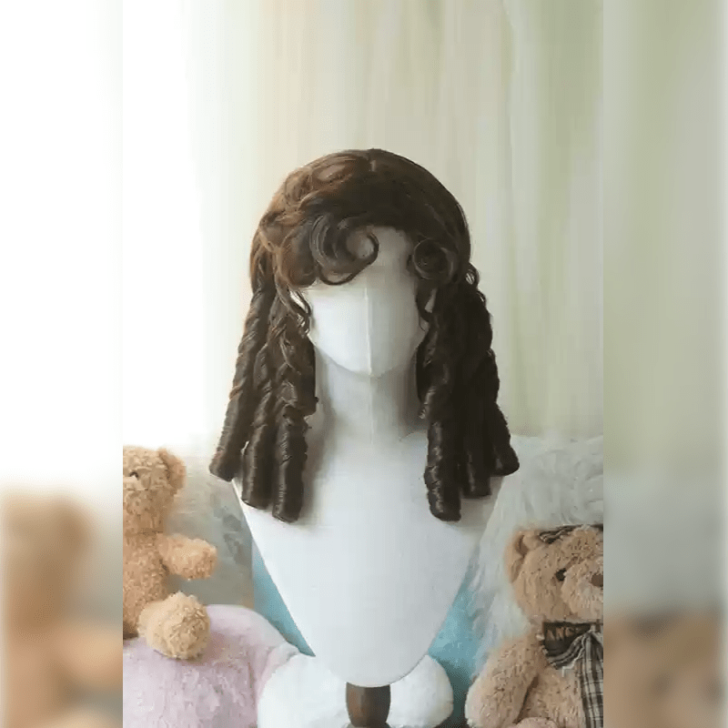 lemailwig-lolita-wigs-40cm-rosa-kurze-locken-per-cke-pony image 6