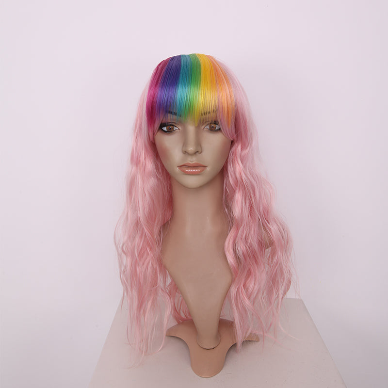 arda-wigs-classic-pride-flag-bangs-clip-in-pony-bunt image 3