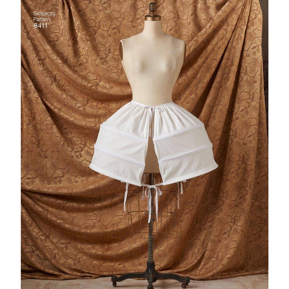coscraft-8411-rokoko-kleid-schnittmuster-h5-6-14-18-jahrhundert image 7