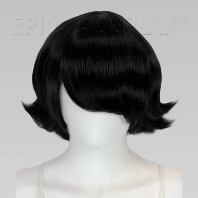epiccosplay-artemis-schwarz-per-cke-kurz-gestuft-35-cm image 1