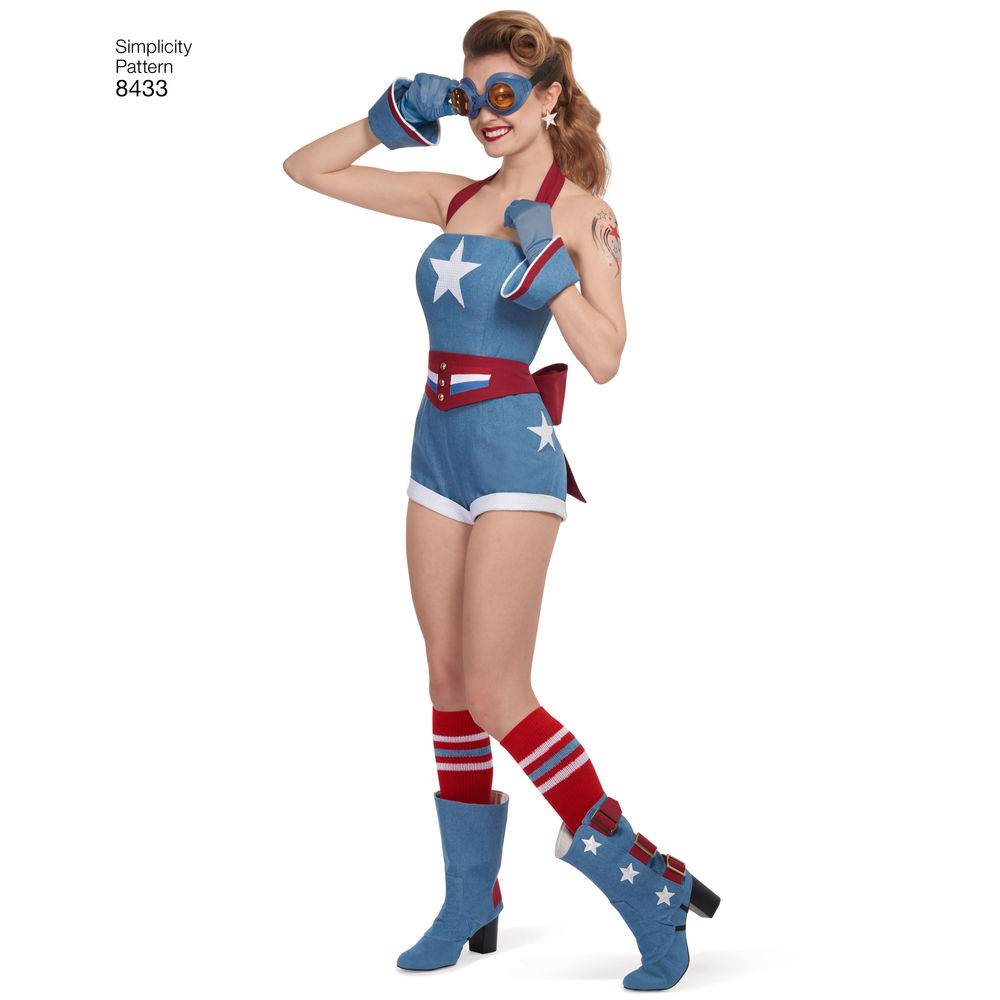 coscraft-8433-bombshell-stargirl-kost-m-schnittmuster-h5 image 2