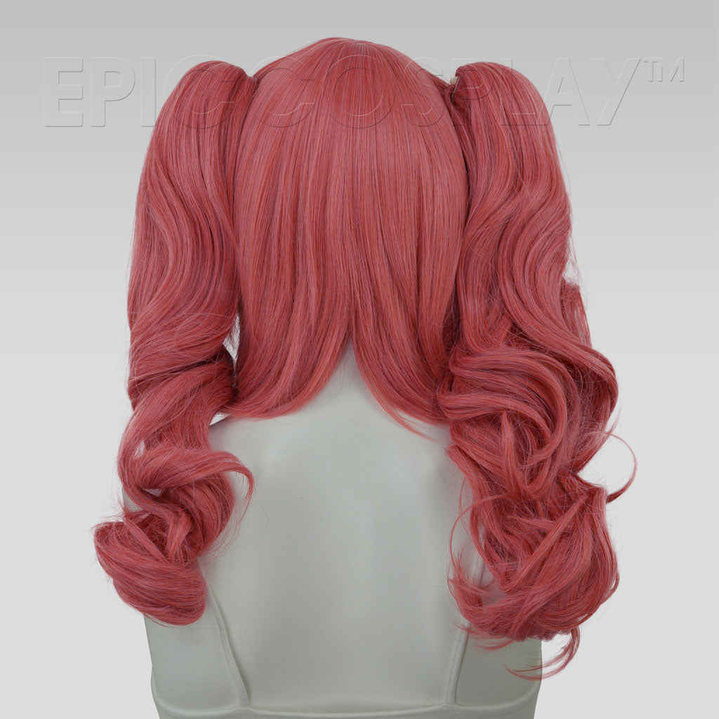 epiccosplaywigs-rhea-persimmon-pink-per-cke-zopf-set-mit-pony image 2