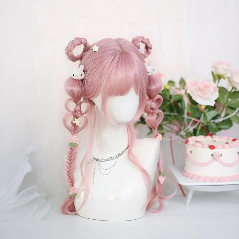 lemailwig-lolita-wigs-fashion-pink-lange-lolita-per-cke image 3