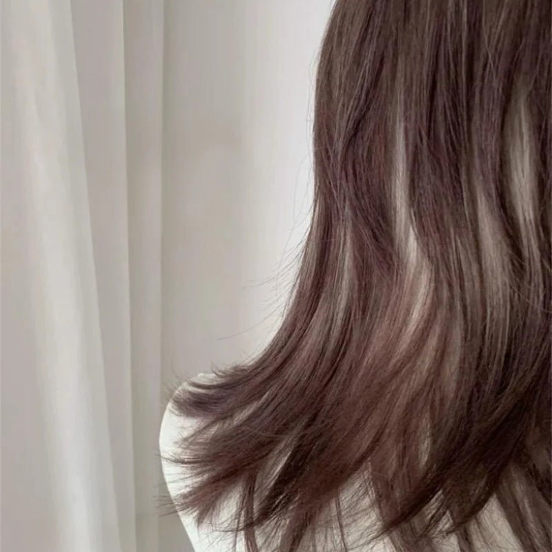 lemailwig-lace-wigs-front-lace-per-cke-38cm-braun-grau image 5