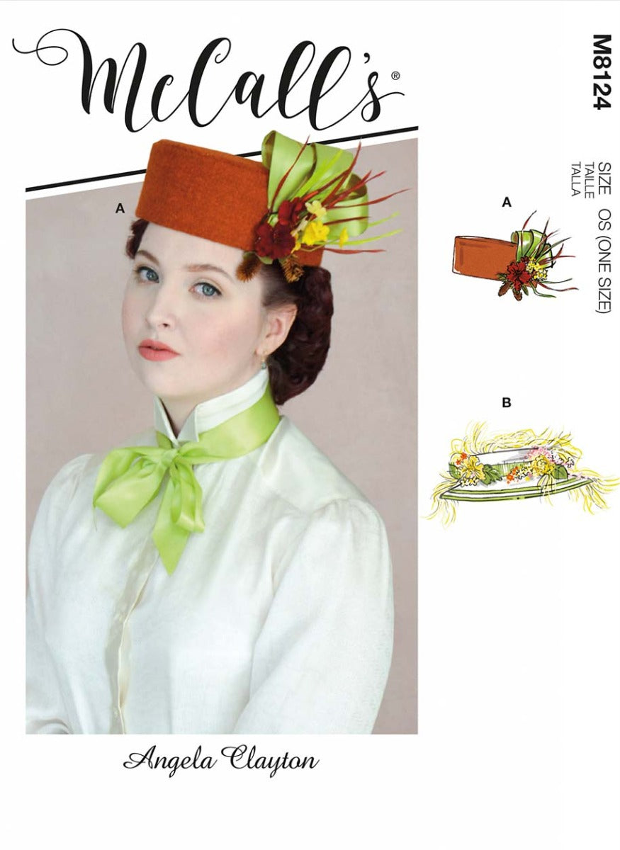 coscraft-m8124-misses-hats-schnittmuster-h-te-one-size-1880-1910 image 1