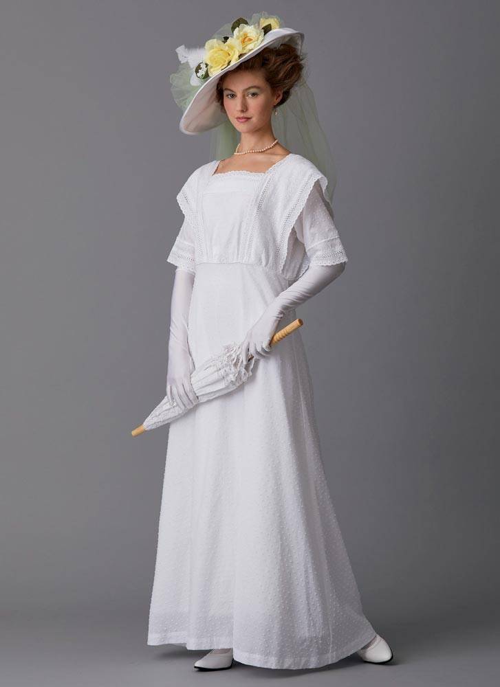 coscraft-b6610-damen-kost-m-schnittmuster-kleid-hut-a5 image 5