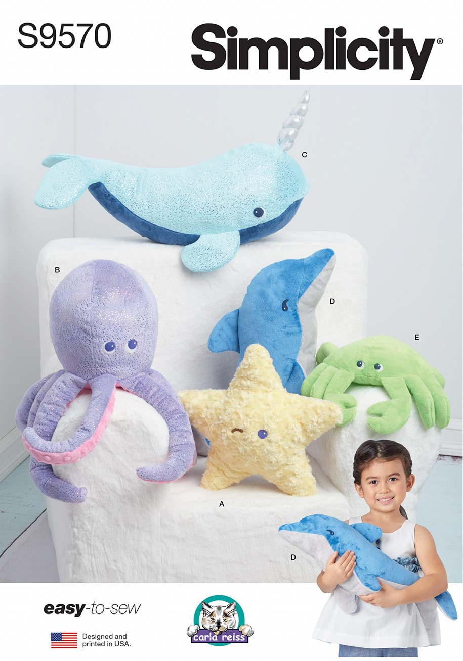 coscraft-9570-pl-schtiere-schnittmuster-meerestiere image 1