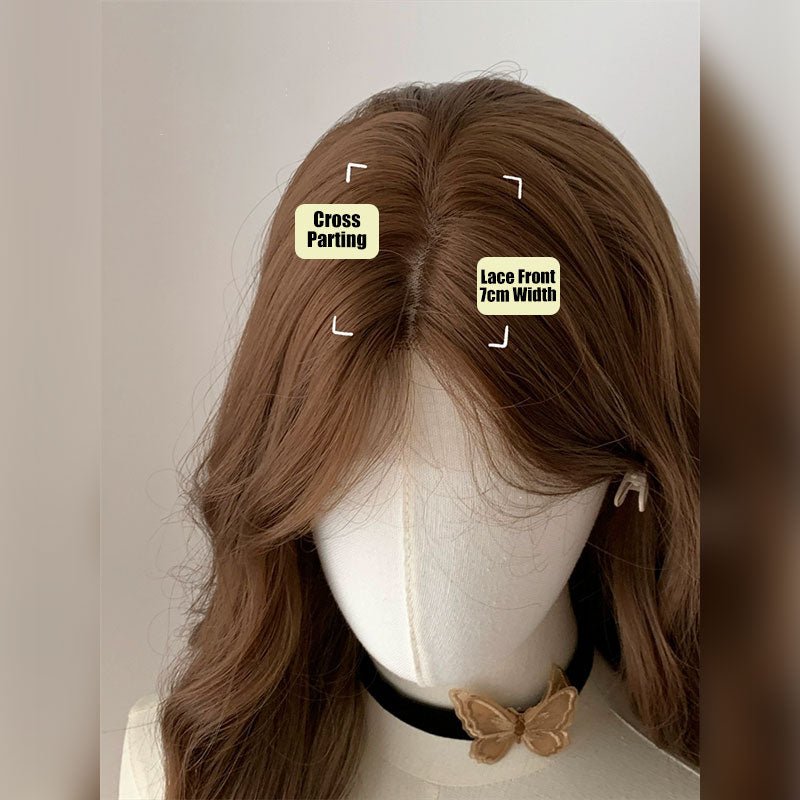 lemailwig-lace-wigs-per-cke-braun-verlauf-lockig-65-cm image 5