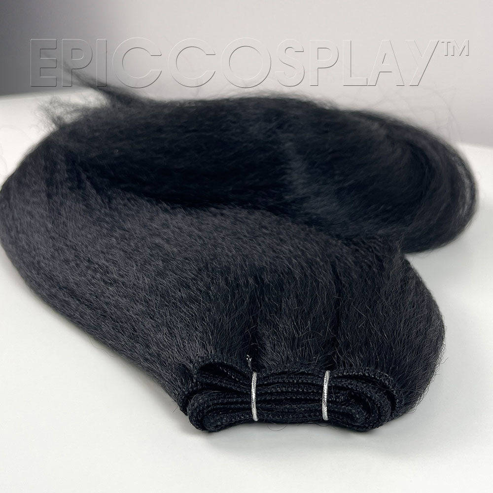 epiccosplaywigs-weft-extension-schwarz-35-zoll-gekreppt image 1