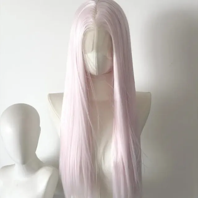 lemailwig-lace-wigs-per-cke-creme-rosa-pastell-80cm image 1
