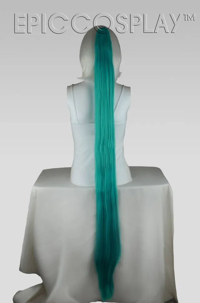 epic-cosplay-ponytail-clipon-zopf-vocaloid-green-127-cm image 1