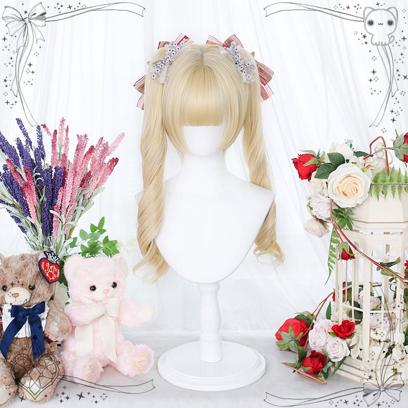 lemailwig-lolita-wigs-per-cke-blond-doppelzopf-45-cm image 3