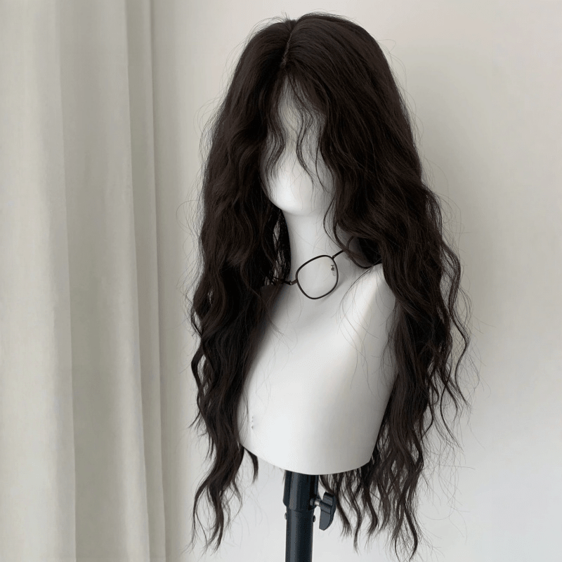 lemailwig-lace-wigs-per-cke-schwarz-lang-lockig-65-cm image 1