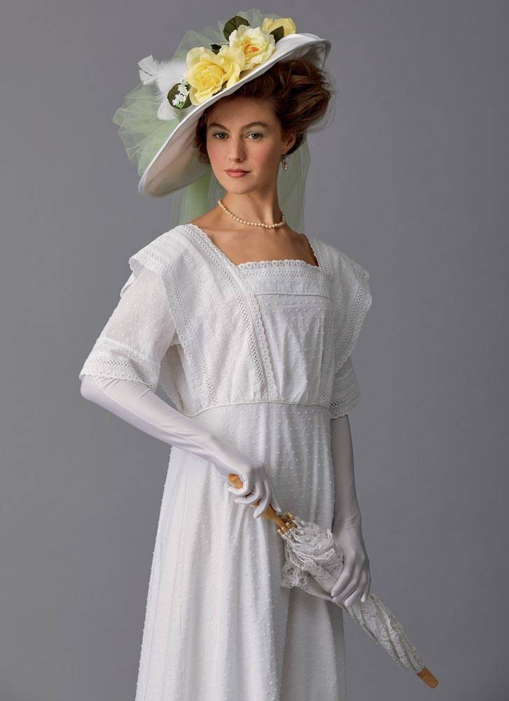 coscraft-b6610-damen-kost-m-schnittmuster-kleid-hut-a5 image 4