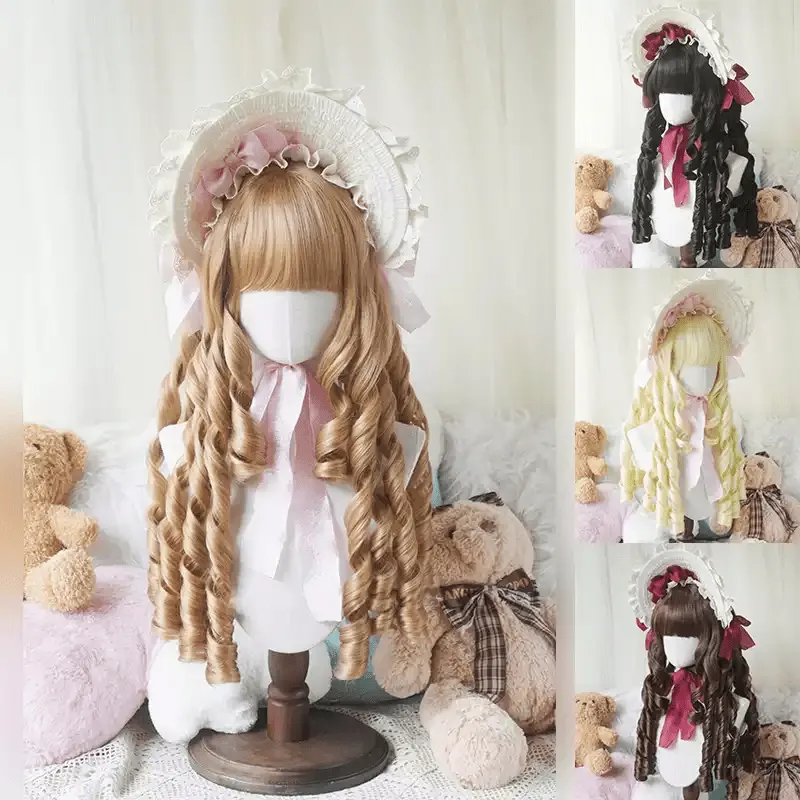 lemailwig-lolita-wigs-roman-curl-per-cke-hellbraun-60cm image 1