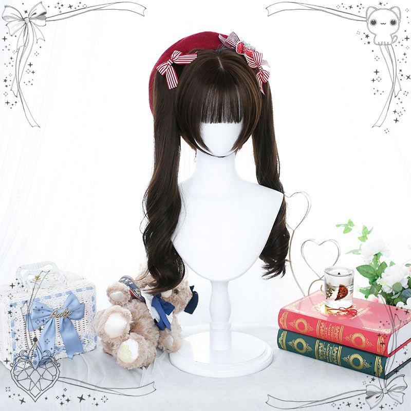 lemailwig-lolita-wigs-per-cke-braun-50cm-doppelschwanz image 3