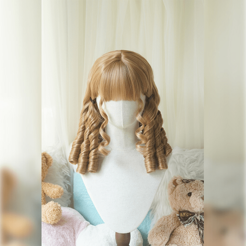 lemailwig-lolita-wigs-40cm-rosa-kurze-locken-per-cke-pony image 3