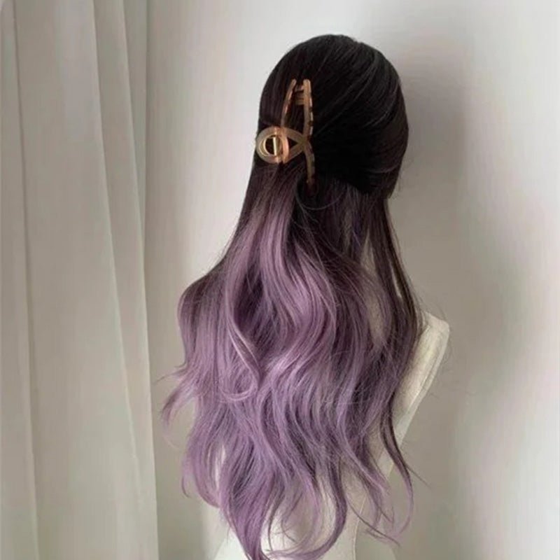 lemailwig-lace-wigs-per-cke-lila-ombre-65cm-lockig-front-lace image 2