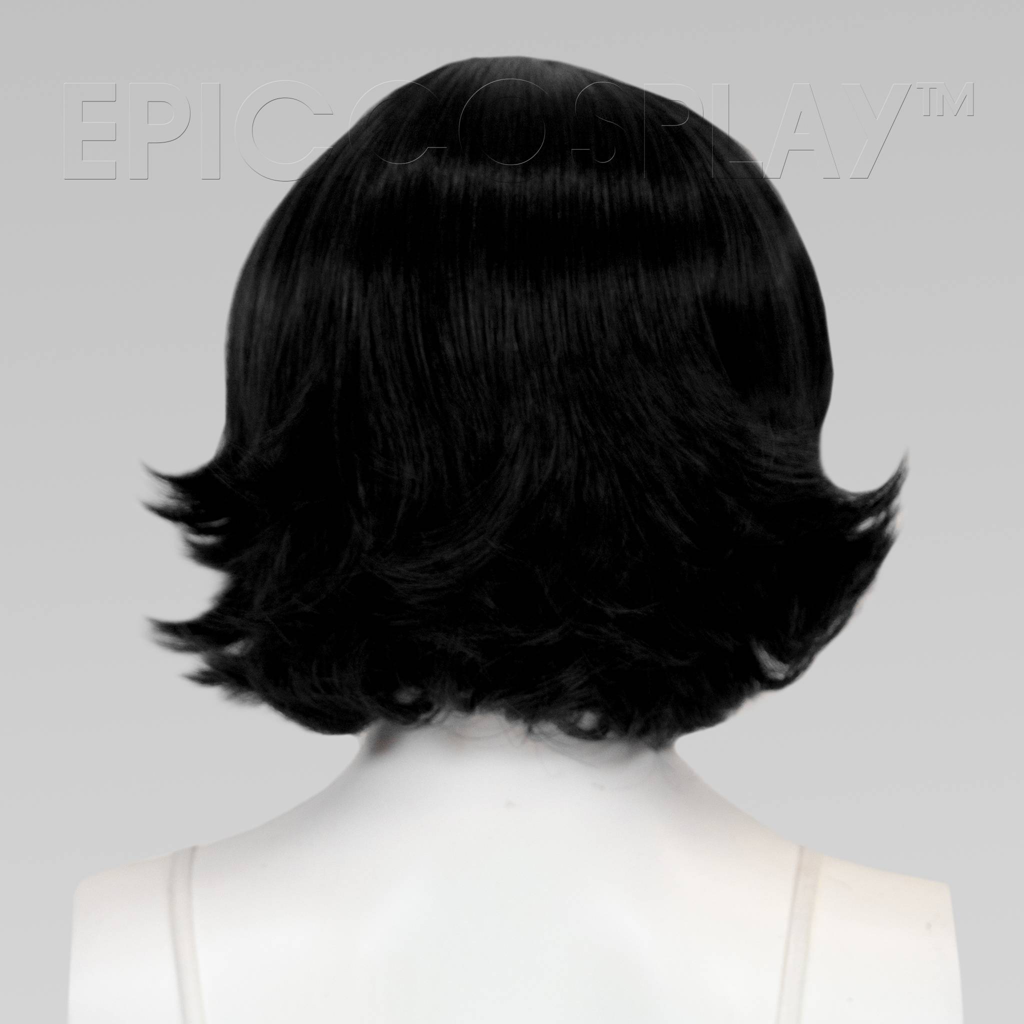 epiccosplay-artemis-schwarz-per-cke-kurz-gestuft-35-cm image 3