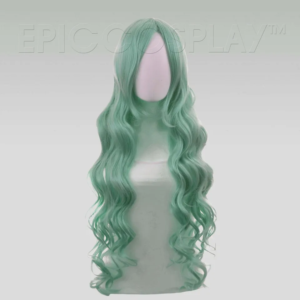 epiccosplay-hera-per-cke-jade-green-lang-lockig-mit-pony image 1