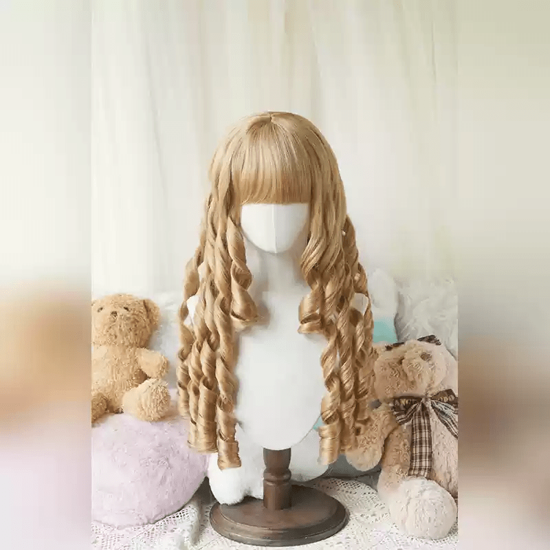 lemailwig-lolita-wigs-roman-curl-per-cke-hellbraun-60cm image 2