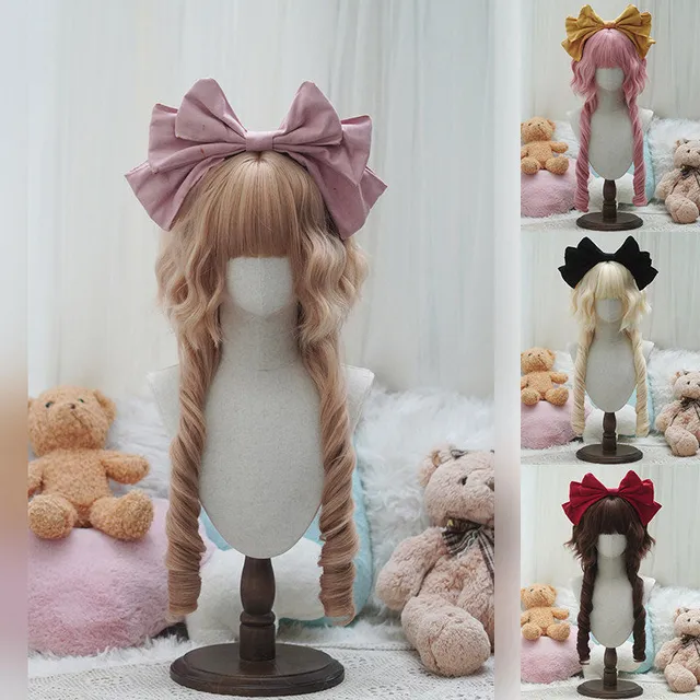 lemailwig-sweet-lolita-per-cke-locken-pony-60cm-dunkelbraun image 1